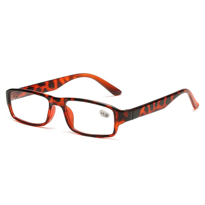 Reading Glasses Mens Womens Readers 6 PACK Square Frame Unisex Style Specs NEW!