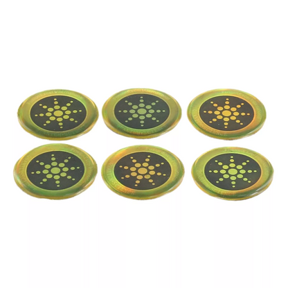 Quantum Anti Radiation Shield 5G EMF Protection - Phones Laptops - 12 Stickers
