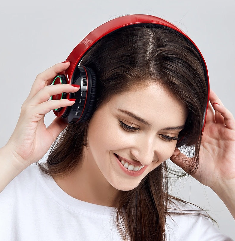 Super Bass Wireless Bluetooth Headphones Foldable Stereo Earphones Headsets Mic 