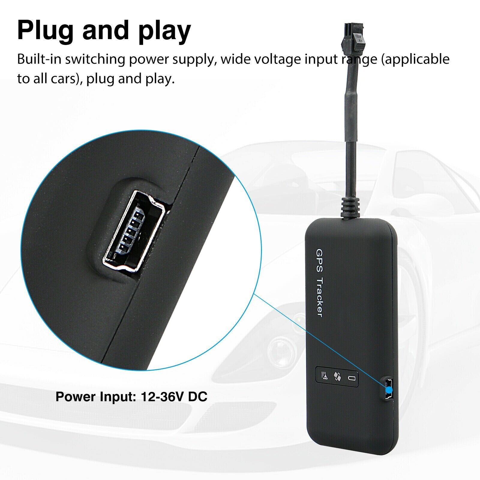 Real Time GPS Tracker Tracking Locator Device GPRS GSM Car/Motorcycle Anti Theft