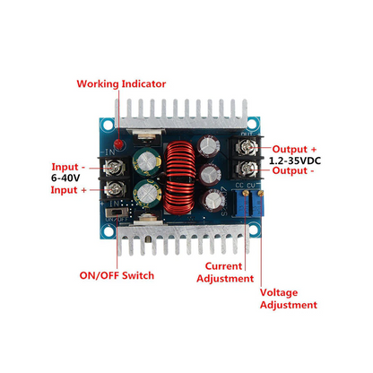 20A 300W Synchronous Buck Module DC Step Down Voltage CC Power 5V 12V 24V 36V