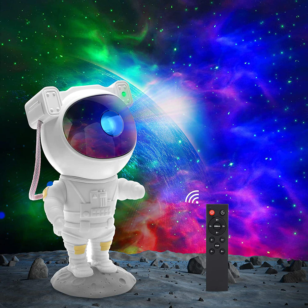 Astronaut Projector Galaxy Starry Sky Night Light Ocean Star LED Lamp Remote 