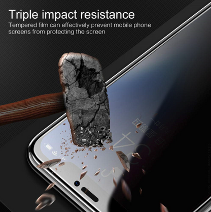 3 Pack For iPhone 15 14 13 12 11 Pro Max Privacy Tempered Glass Screen Protector