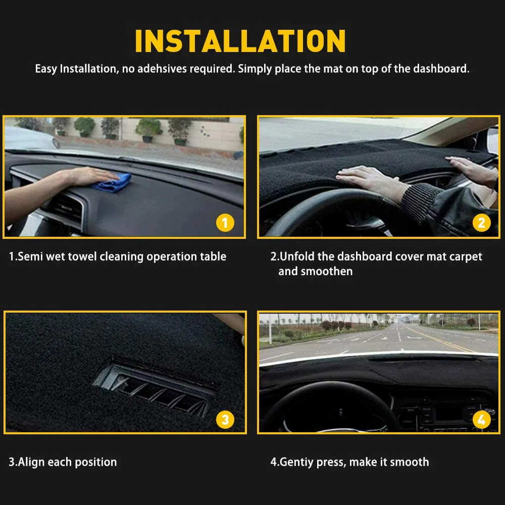 For Toyota Camry 2007-2011 US DashMat Dash Cover Dashboard Mat Car Interior Pad