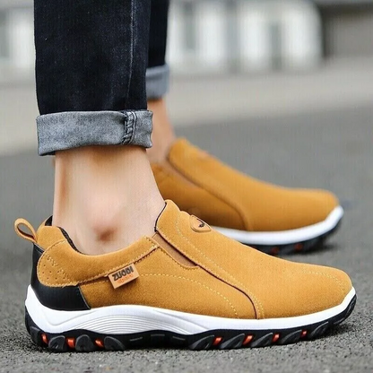Men's Loafer Slip On Athletic Shoes Casual Walking Sneakers Outdoor Sports