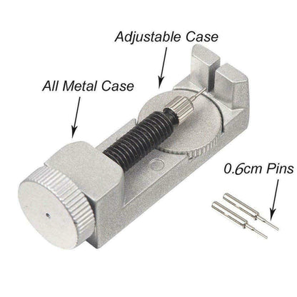  Metal Adjustable Watch Band Strap Bracelet Link Pin Remover Repair Tool Kit US