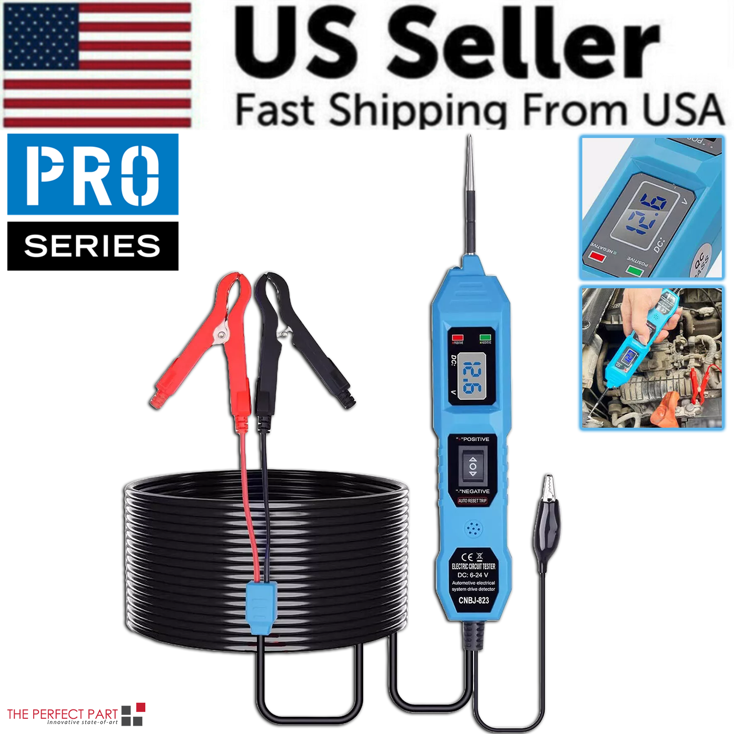 3.5-36V Digital Automotive Car Power Circuit Electrical Tester Probe Test Light