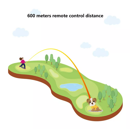 650 YD Remote Dog Training Shock Collar Waterproof for Small Medium Large Dogs