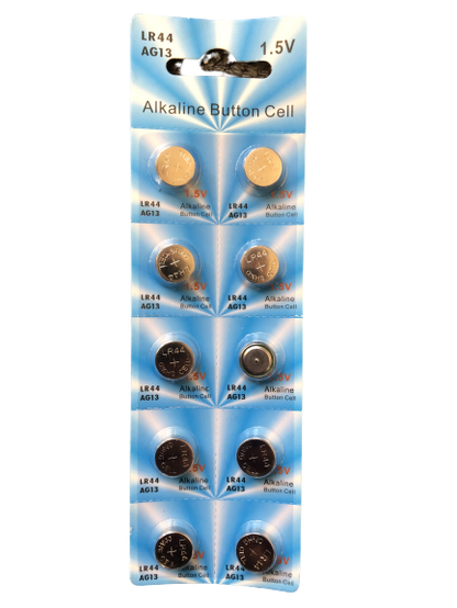 LR44 10 PACK LR44 AG13 A76 L1154 357 303 LED Button 1.5V Cell Alkaline Battery 