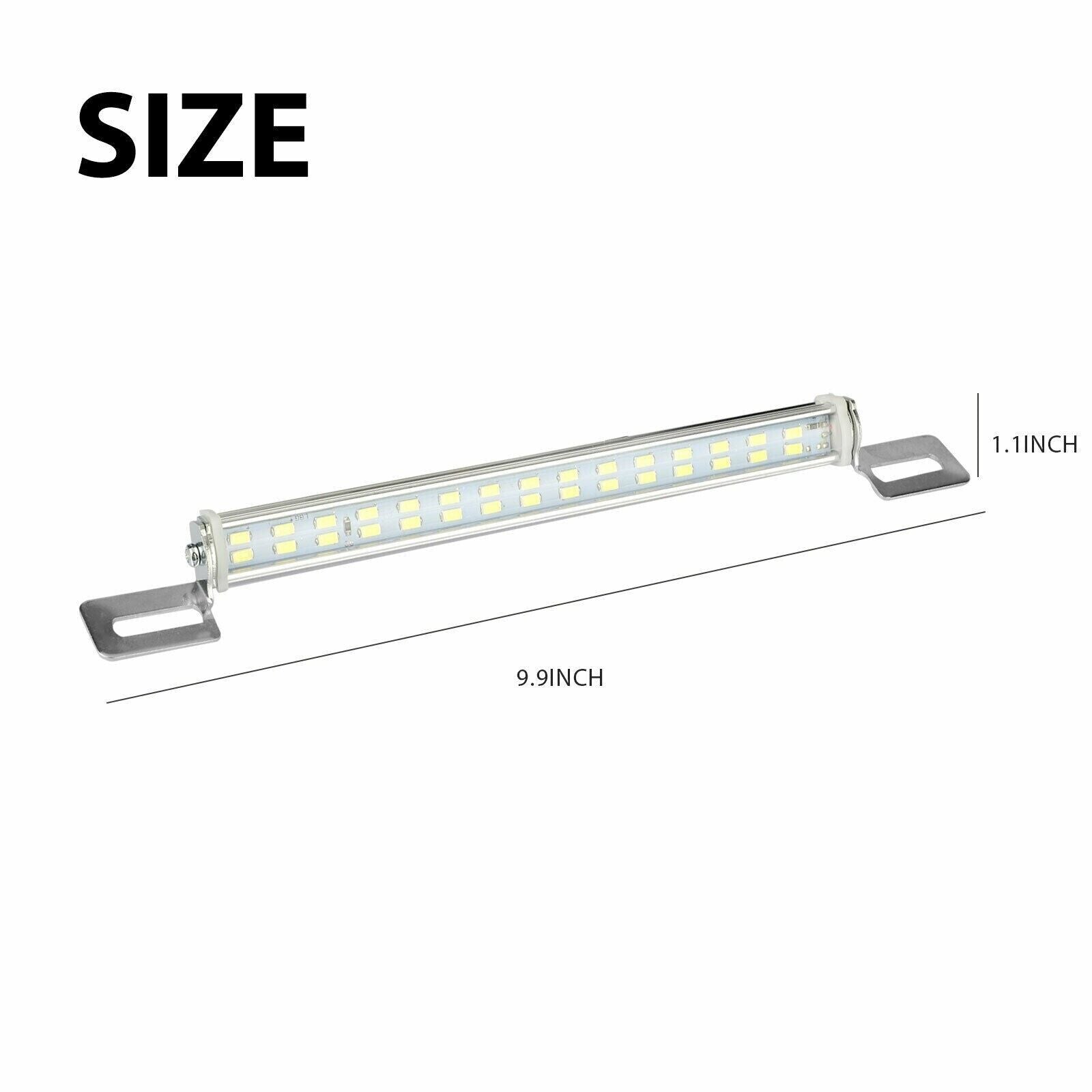 Universal License Plate LED Back Up Light for Car SUV Truck RV 6000K Super White