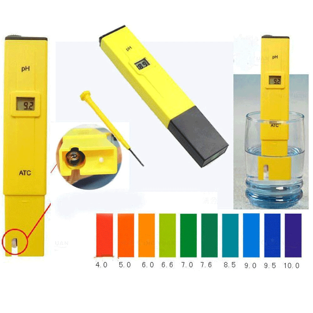 Digital Electric PH Meter LCD Tester Pocket Hydroponics Aquarium Water Test Pen