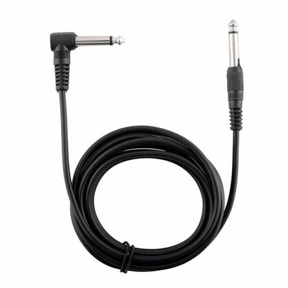 2 PACK 10FT Electric Patch Cord Guitar Amplifier Amp Cable Right Angle 90 Degree