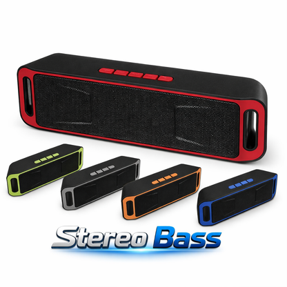 Bluetooth Speaker Wireless Waterproof Outdoor Stereo Bass USB/TF/FM Radio LOUD