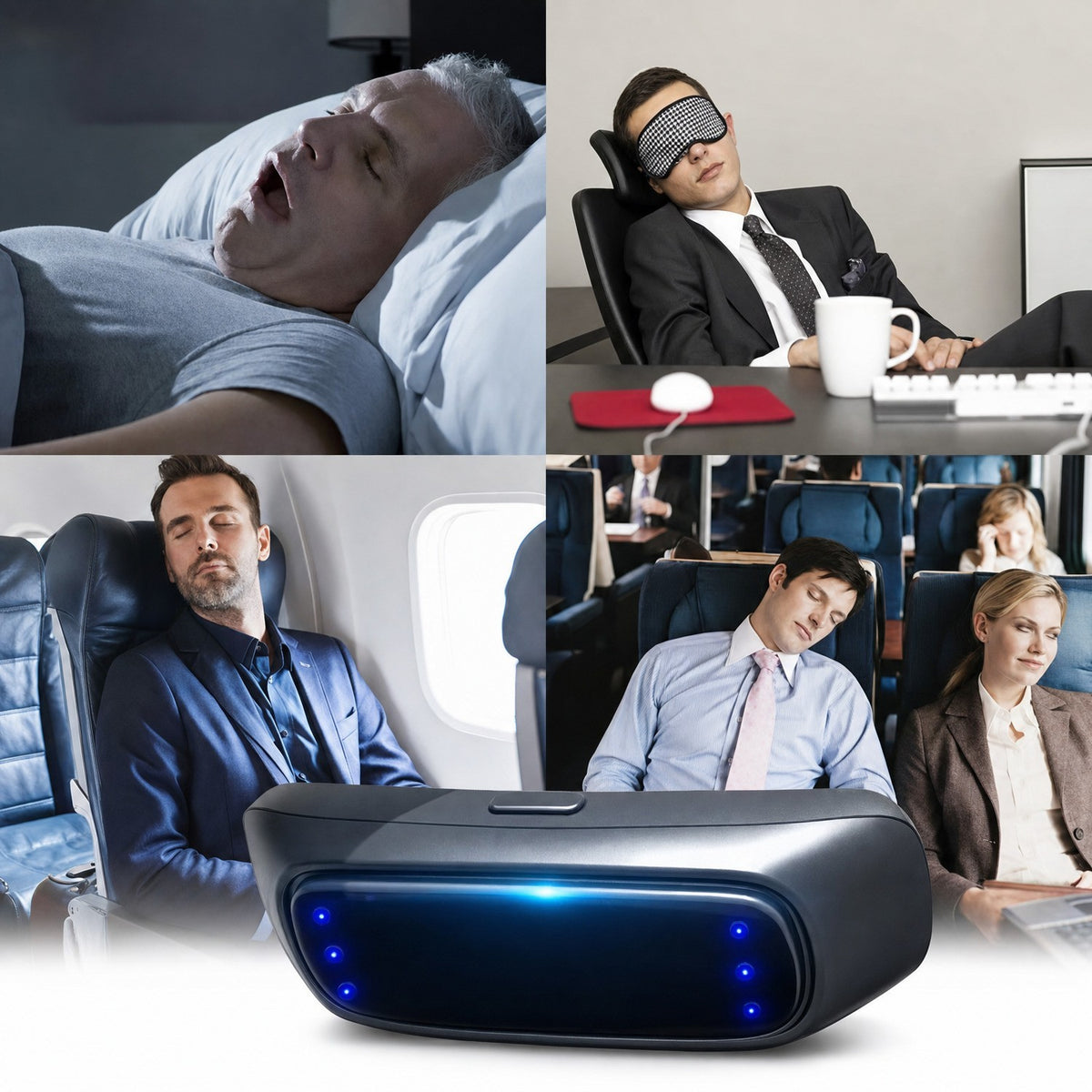 Smart Snoring Stopper Sleep Aid Anti Snoring Chin Device Muscle Tightening US