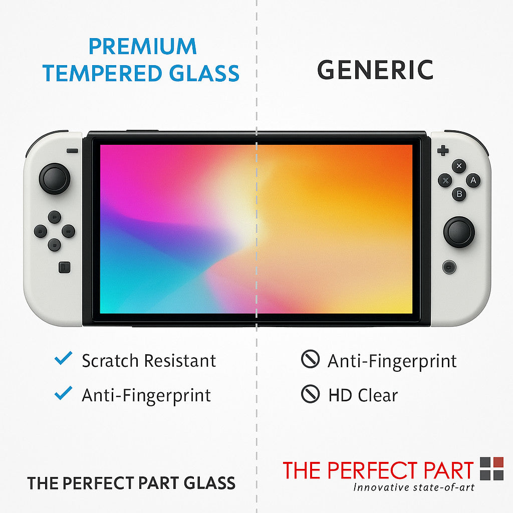 2x HD Tempered Glass Screen Protector Guard For Nintendo Switch 2 2025/OLED/Lite
