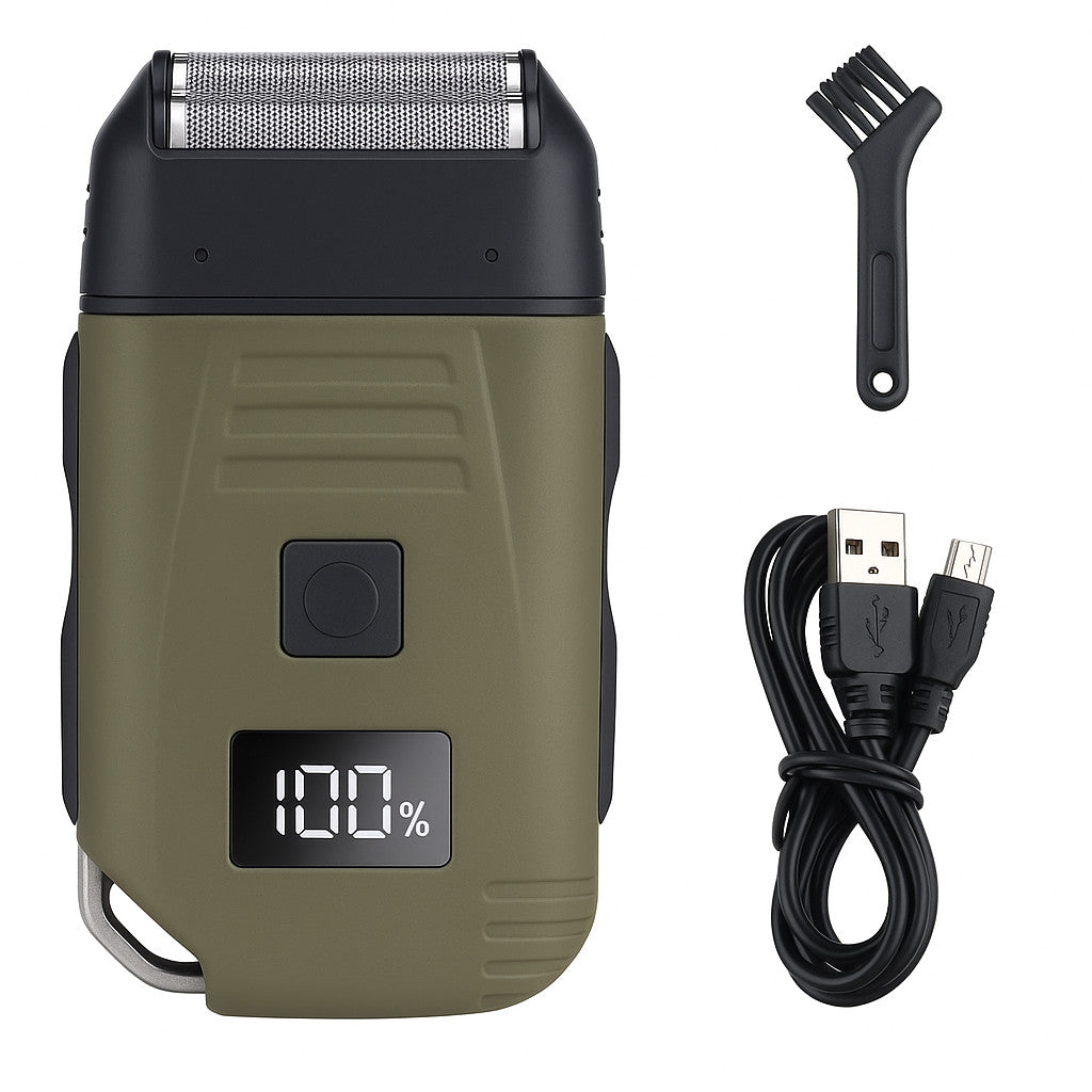 Mens USB Electric Shaver Trimmer Razor Rechargeable Hair Beard Shaving Machine