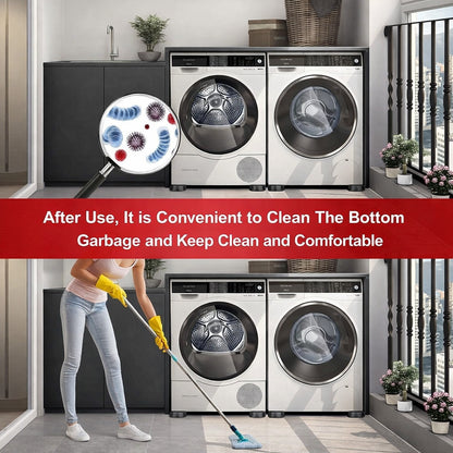8PCS Anti Vibration Rubber Feet Washing Machine Mats Support Anti-Slip Base Pads