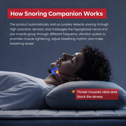 Smart Snoring Stopper Sleep Aid Anti Snoring Chin Device Muscle Tightening US