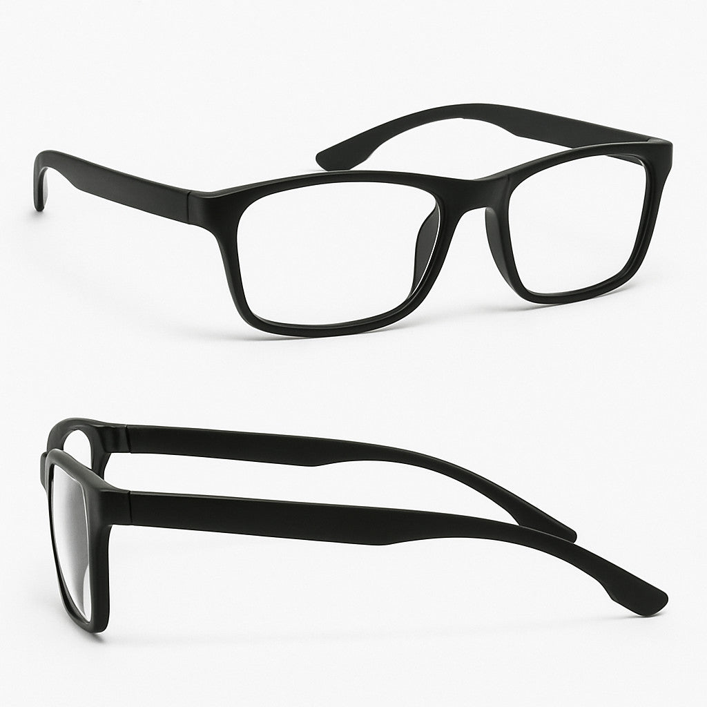 2 PACK  Reading Glasses Mens Womens Reading Glasses Square Frame Readers Unisex