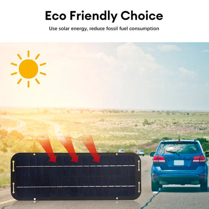 30W Solar Panel 12V Trickle Charger Battery Charger Kit Maintainer Boat Car RV