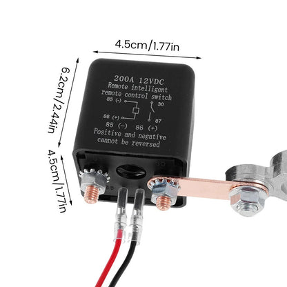 Car Battery Disconnect Switch Remote Control Power Kill Master Isolator Cut Off