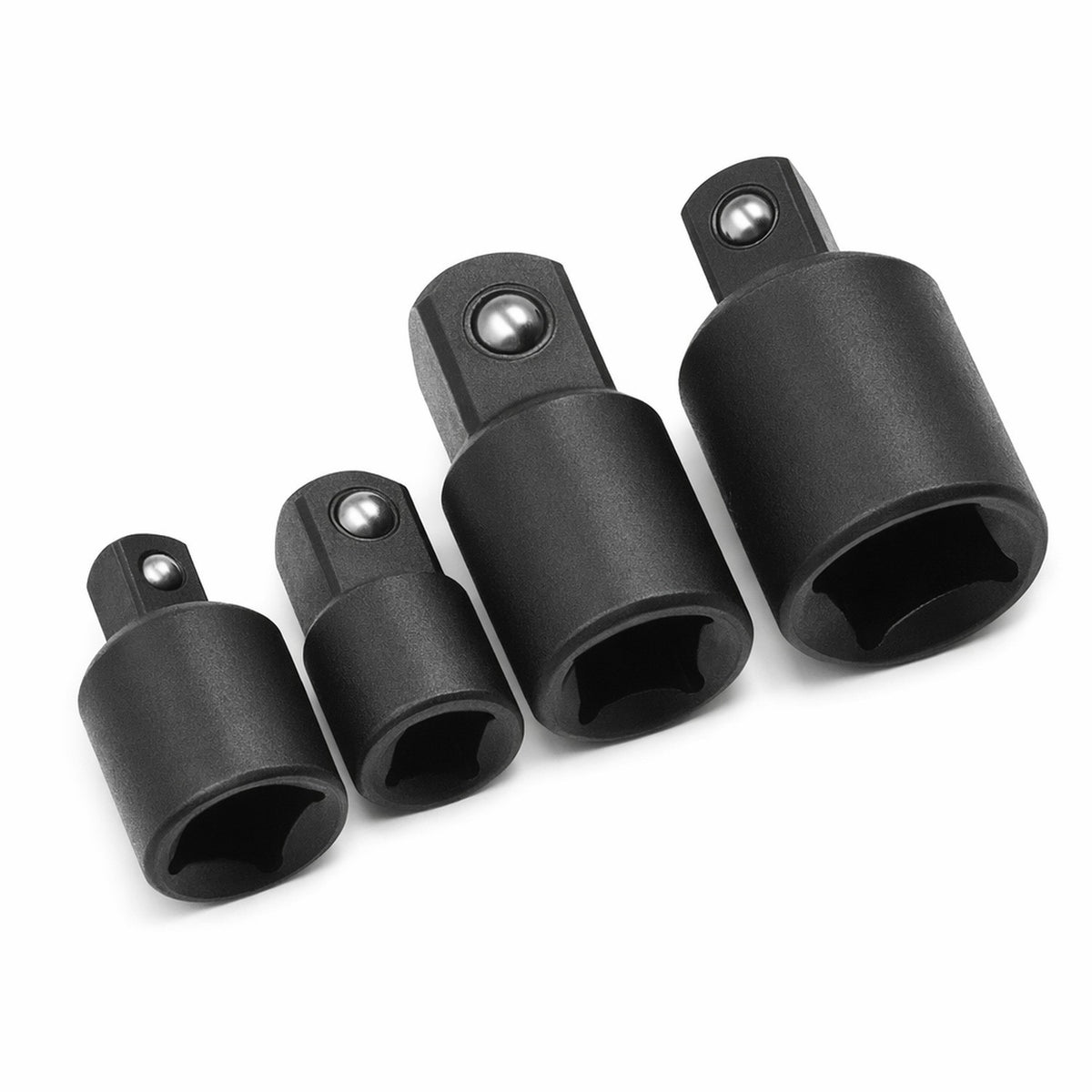 4 Pack Air Impact Socket Adapter Set 3/8" to 1/4" 1/2 inch Drive Ratchet Reducer