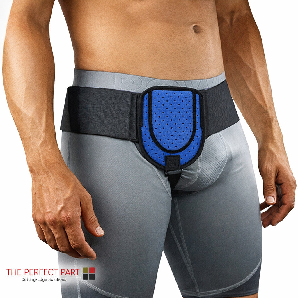 Inguinal Hernia Belt Men Post Surgery Support Truss Groin Adjustable Straps Band