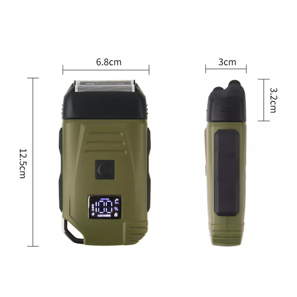 Mens USB Electric Shaver Trimmer Razor Rechargeable Hair Beard Shaving Machine