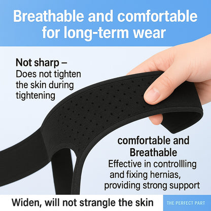 Hernia Support Belt Men Truss For Inguinal With 2 Removable Compression Pads US