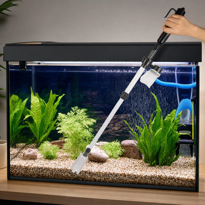 Electric Gravel Cleaner Aquarium Fish Tank Automatic Siphon Vacuum Water Change