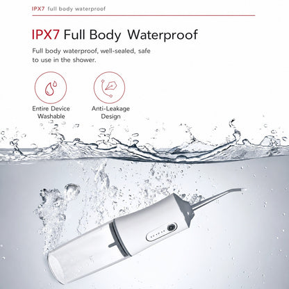 Deluxe Water Flosser Water Pick Cordless Oral Irrigator Dental Teeth Cleaner