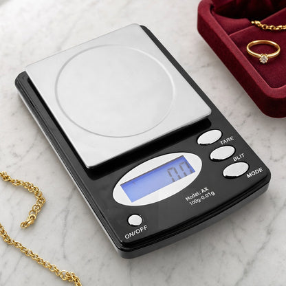 Pocket 100g x 0.01g Digital Jewelry Gold Coin Gram Balance Weight Precise Scale