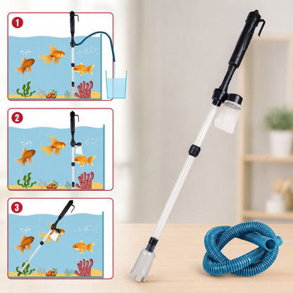 Electric Gravel Cleaner Aquarium Fish Tank Automatic Siphon Vacuum Water Change