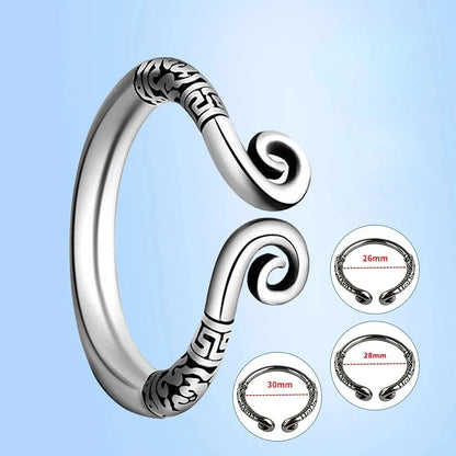 Stainless Steel Metal Silver Cock Ring For Men Glans Penis Erection Enhancer Sex