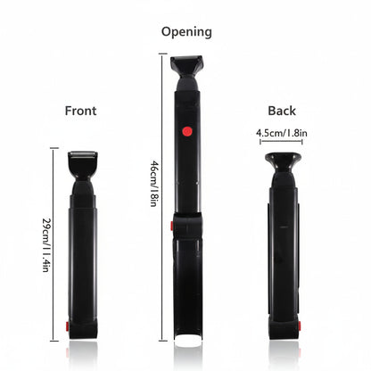 Long Handle Electric Back Shaver For Men Body Hair Removal Razor USB Recharge US