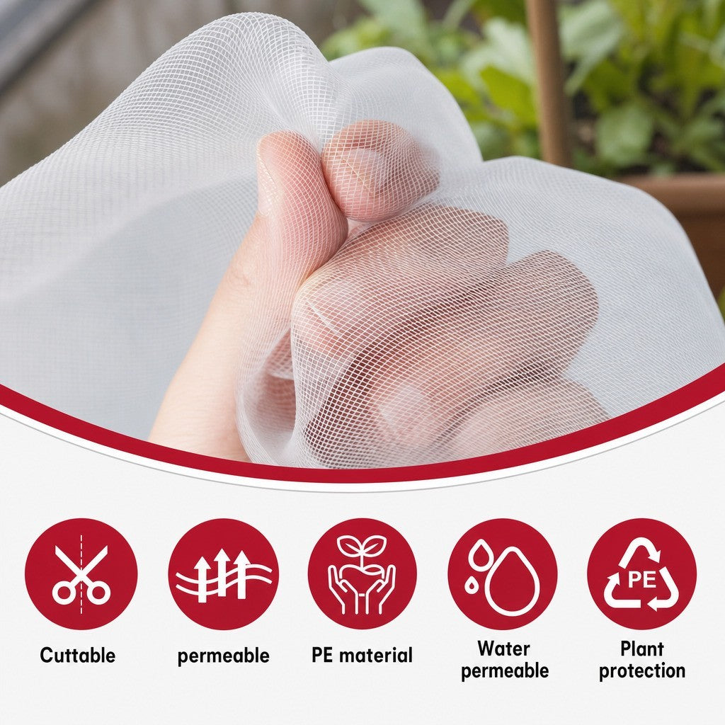 20-50ft Mosquito Garden Bug Insect Netting Barrier Bird Net Plant Protect Mesh