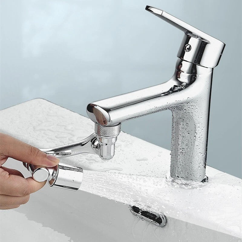 2 Pack Universal 1080° Swivel Robotic Arm Swivel Extension Abs Faucet Aerator