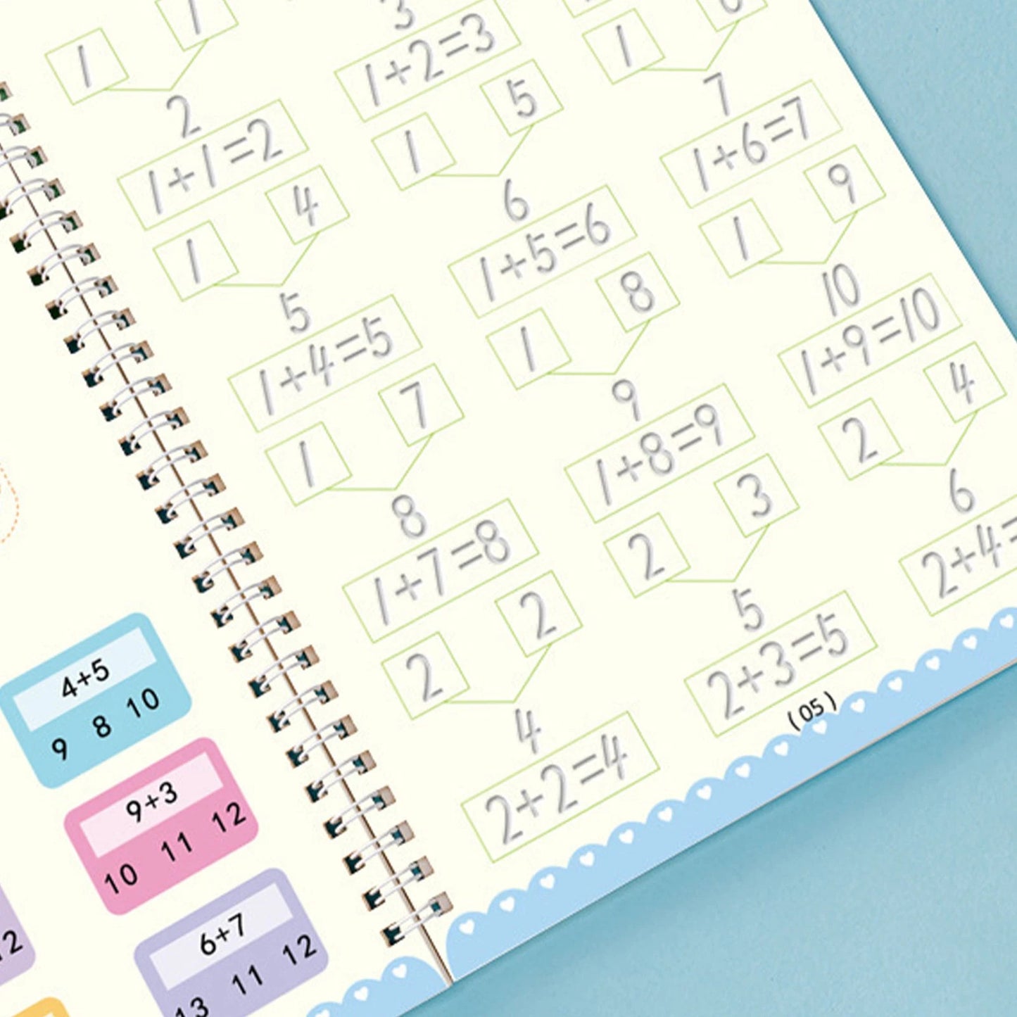 16Pcs Grooved Magic Practice Copybook Set Boys Girls Handwriting Book Practice