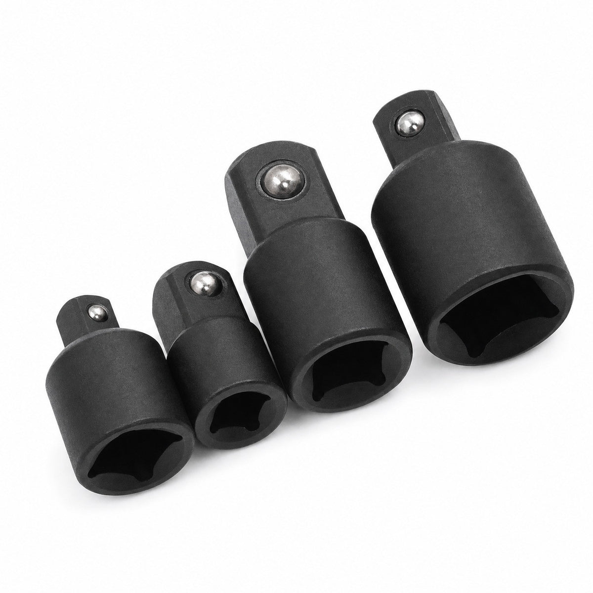 4 Pack Air Impact Socket Adapter Set 3/8" to 1/4" 1/2 inch Drive Ratchet Reducer