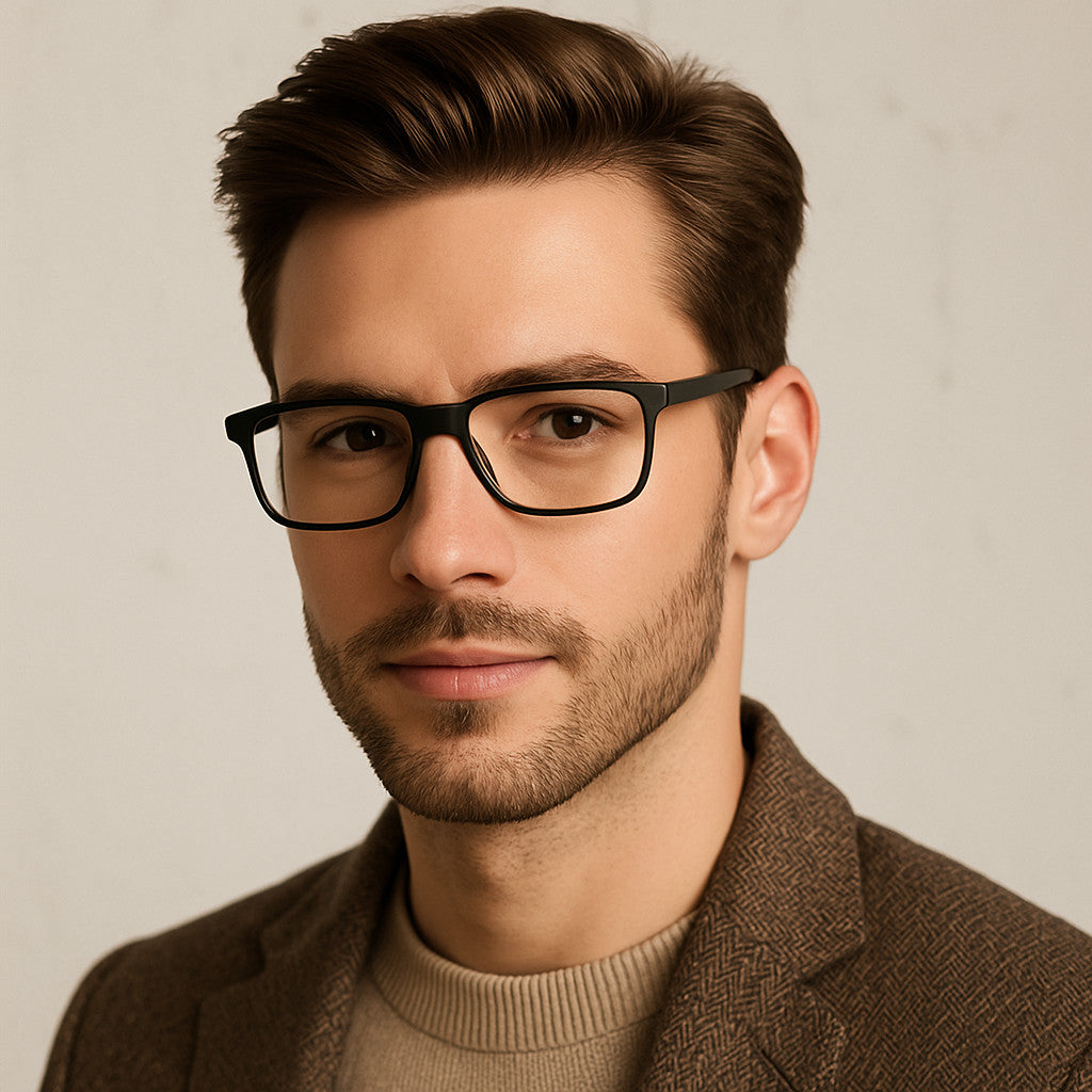 2 PACK  Reading Glasses Mens Womens Reading Glasses Square Frame Readers Unisex