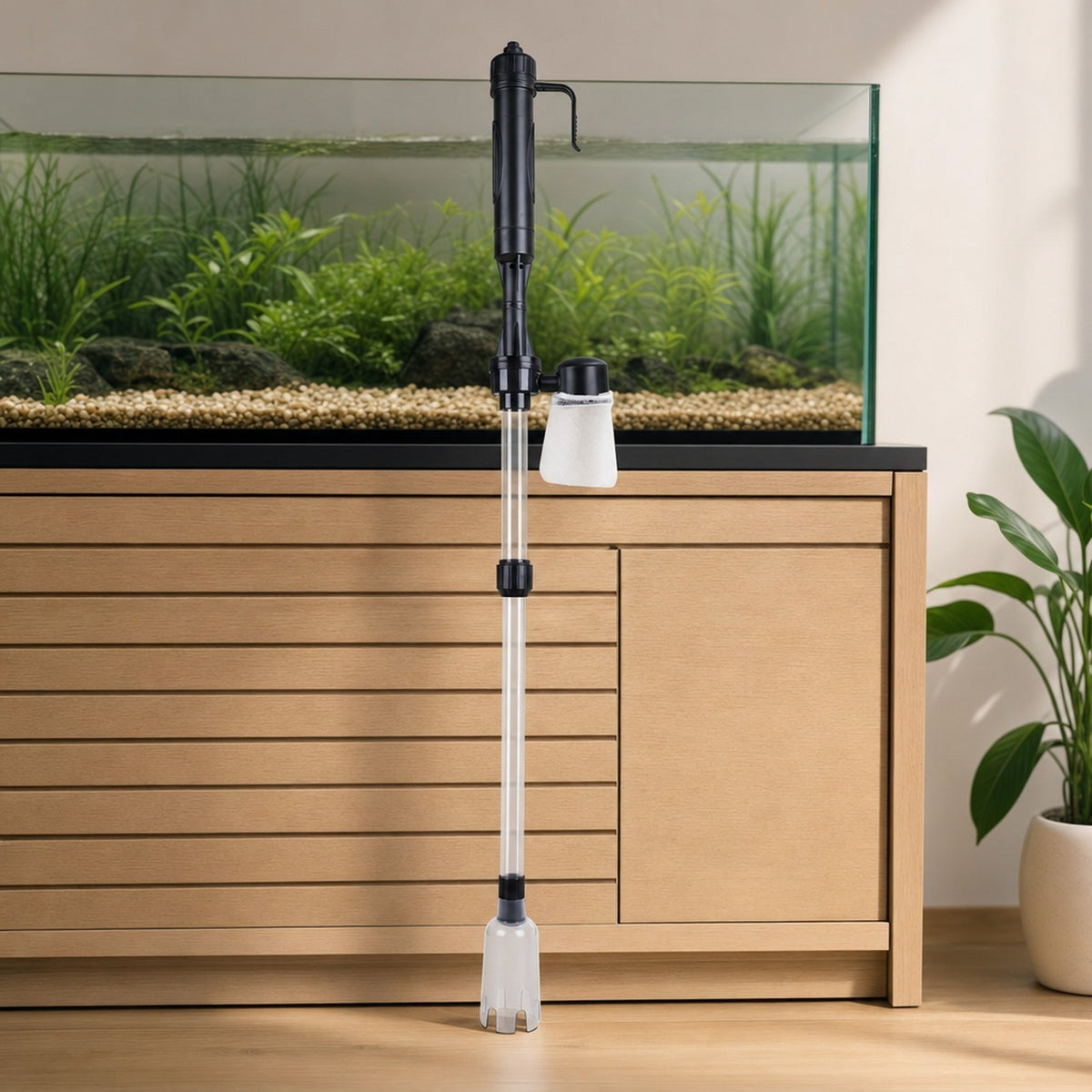 Electric Gravel Cleaner Aquarium Fish Tank Automatic Siphon Vacuum Water Change