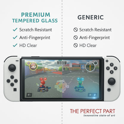 2x HD Tempered Glass Screen Protector Guard For Nintendo Switch 2 2025/OLED/Lite