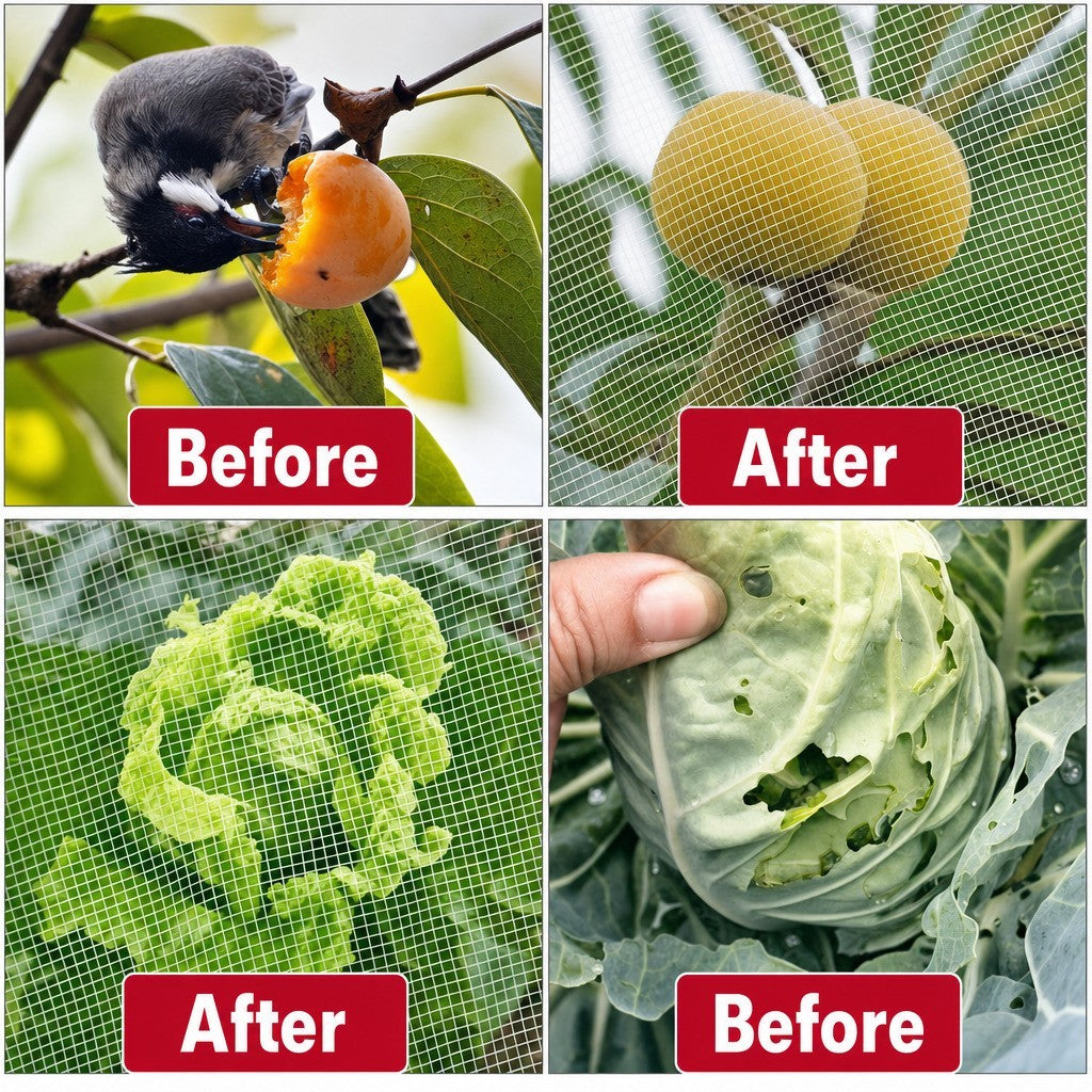 20-50ft Mosquito Garden Bug Insect Netting Barrier Bird Net Plant Protect Mesh