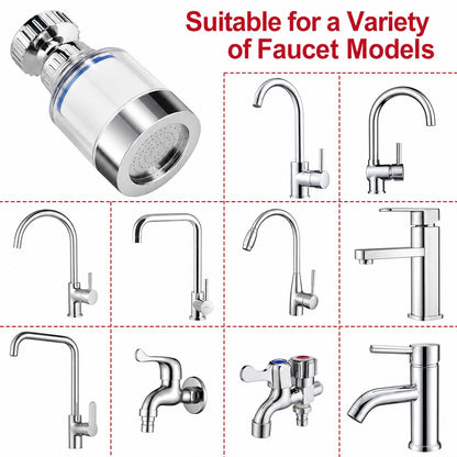 Faucet Water Filter Tap Filtration Kitchen Sink Mount Purifier System 360°Rotate