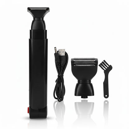 Long Handle Electric Back Shaver For Men Body Hair Removal Razor USB Recharge US
