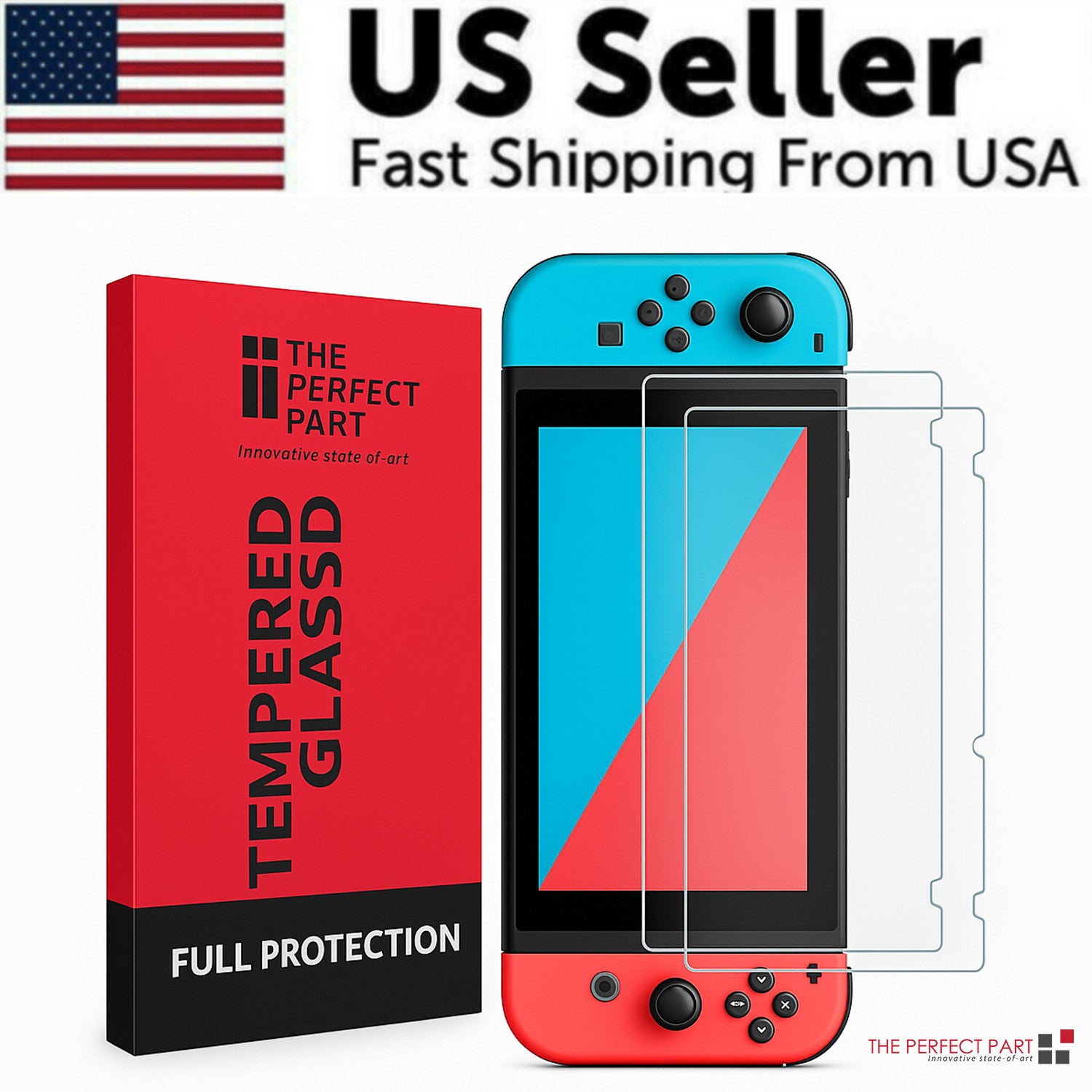 2x HD Tempered Glass Screen Protector Guard For Nintendo Switch 2 2025/OLED/Lite
