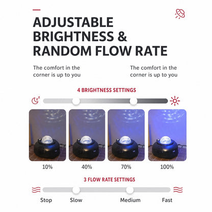 Aurora Projector Galaxy Star Night Light LED Lamp for Bedroom Ceiling Decor