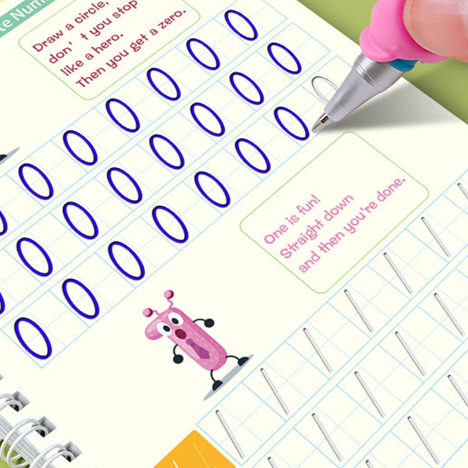 16Pcs Grooved Magic Practice Copybook Set Boys Girls Handwriting Book Practice