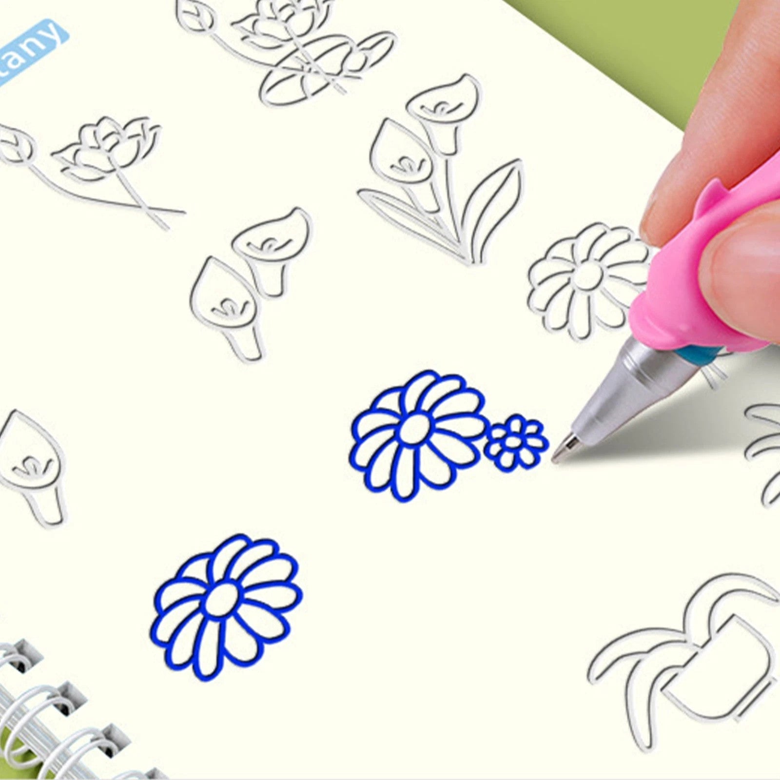 16Pcs Grooved Magic Practice Copybook Set Boys Girls Handwriting Book Practice